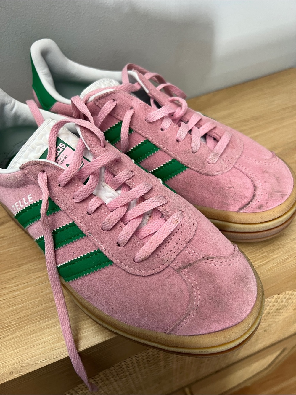 Adidas Gazelle bold pink sneakers size 6 - Picture 9 of 9